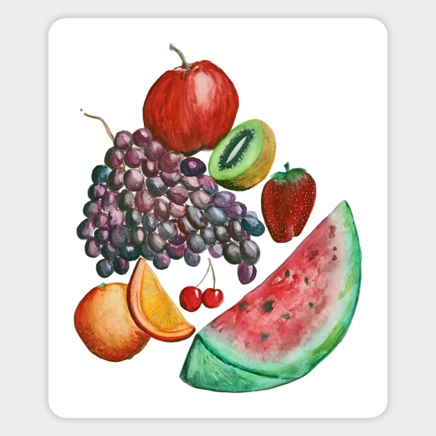 Fresh Fruit Magnet by Shirtacle